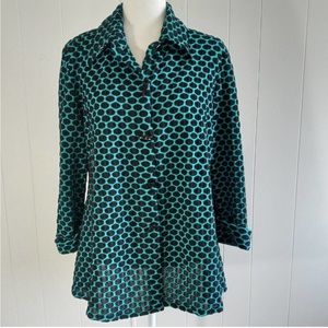 Sole Digne Studio Button Up 3/4 Sleeve Top